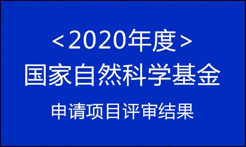 今日速查 | 2020 年国自然基金评审结果（附查询渠道）