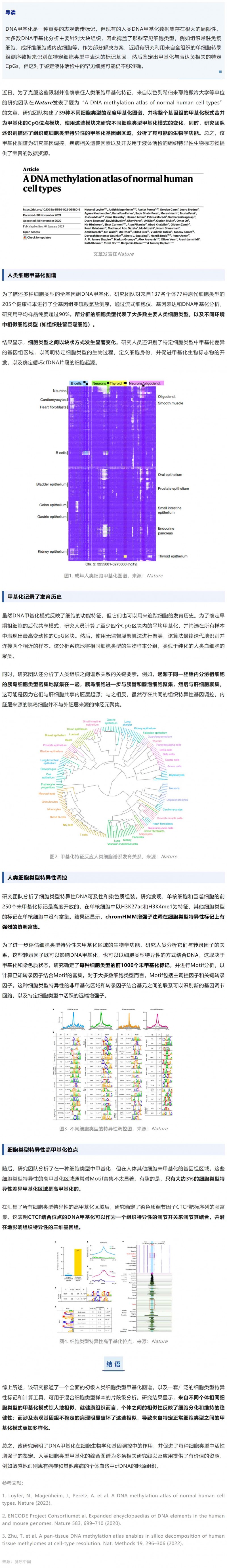 2023-02-02-Nature| 人类细胞类型 DNA 甲基化图谱揭示不同个体相同细胞类型的甲基化模式极其相似